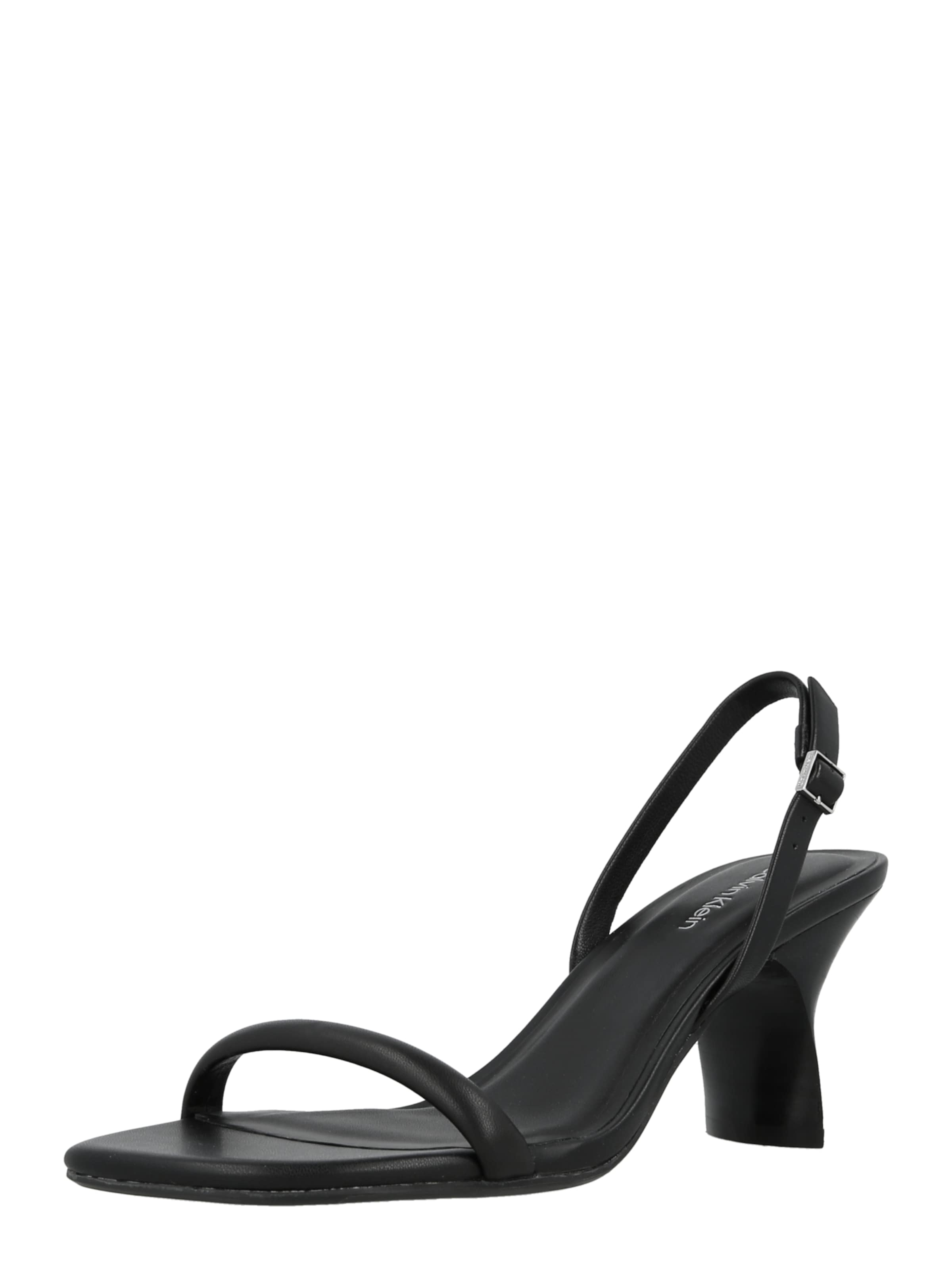 Calvin Klein Remmisandaalit värissä musta: etupuoli