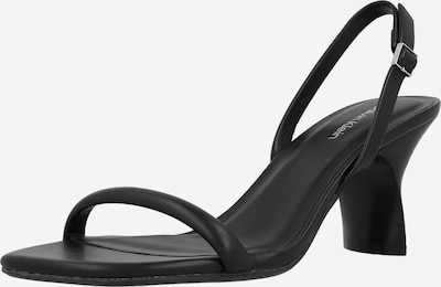 Basutės su dirželiais iš Calvin Klein, spalva – juoda, Prekių apžvalga