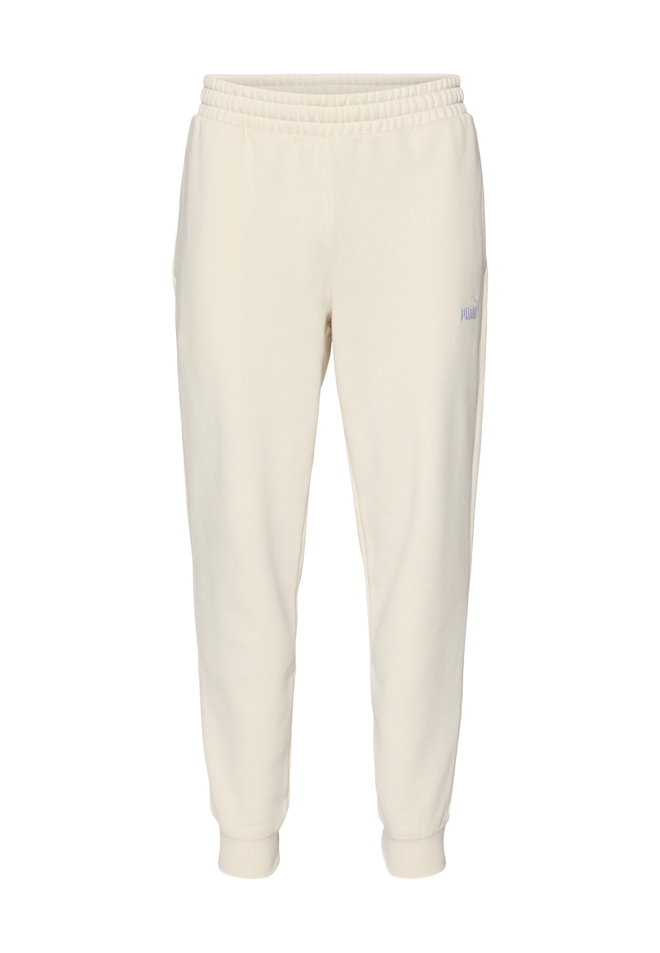 Regular Pantalon de sport 'ESS No. 1' PUMA en blanc : devant