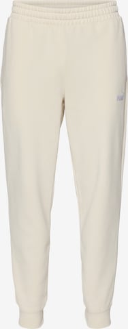 Pantalon de sport 'ESS No. 1' PUMA en blanc : devant