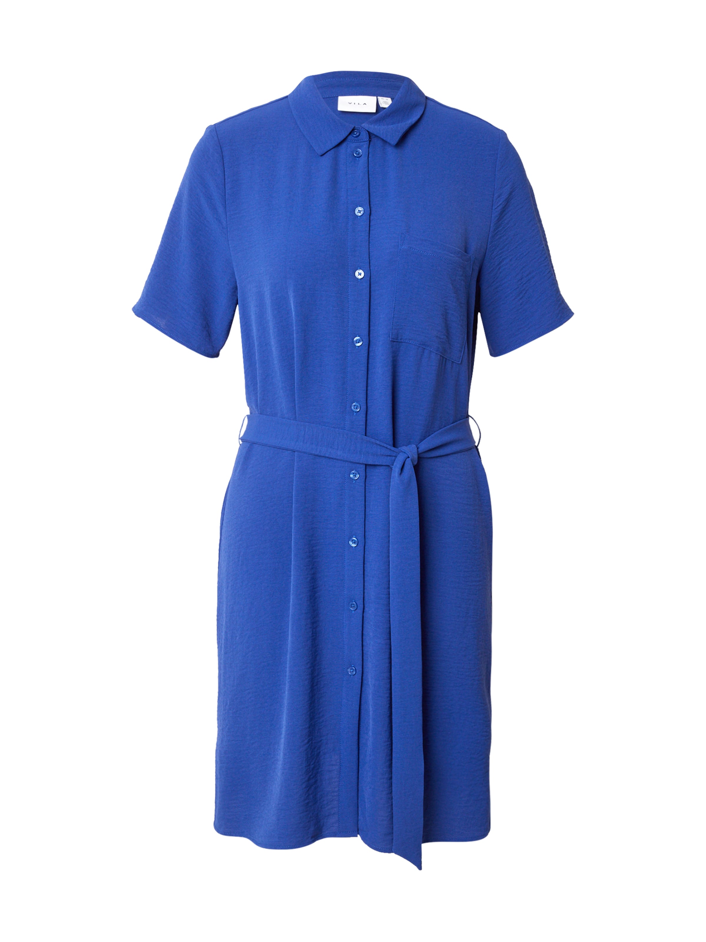 VILA Платье-рубашка 'VIJosa' в Синий: спереди