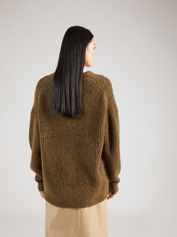 TOPSHOP - Casaco de malha em verde