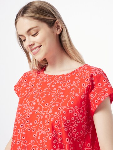 Marimekko Shirt  'Nahkol Rentukka' in Rot