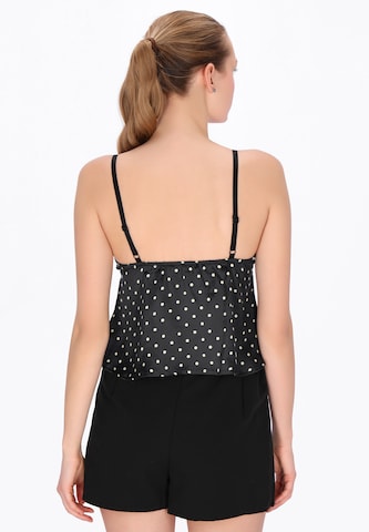 myMo at night Top 'Party' in Zwart