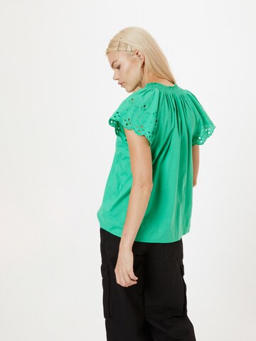 Maison 123 Blouse 'TAMAR' in Green