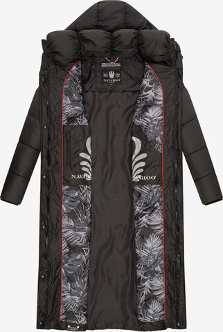 NAVAHOO Winter coat 'Waffelchen' in Black