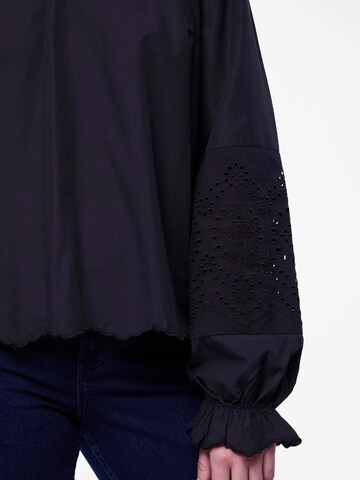 PIECES - Blusa 'JABBY' en negro