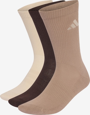 bēšs ADIDAS PERFORMANCE Sporta zeķes 'Ess': no priekšpuses