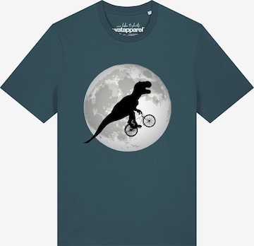 T-Shirt 'Flying TRex' Watapparel en bleu : devant
