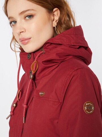 Ragwear Between-seasons parka 'ELBA' in Red