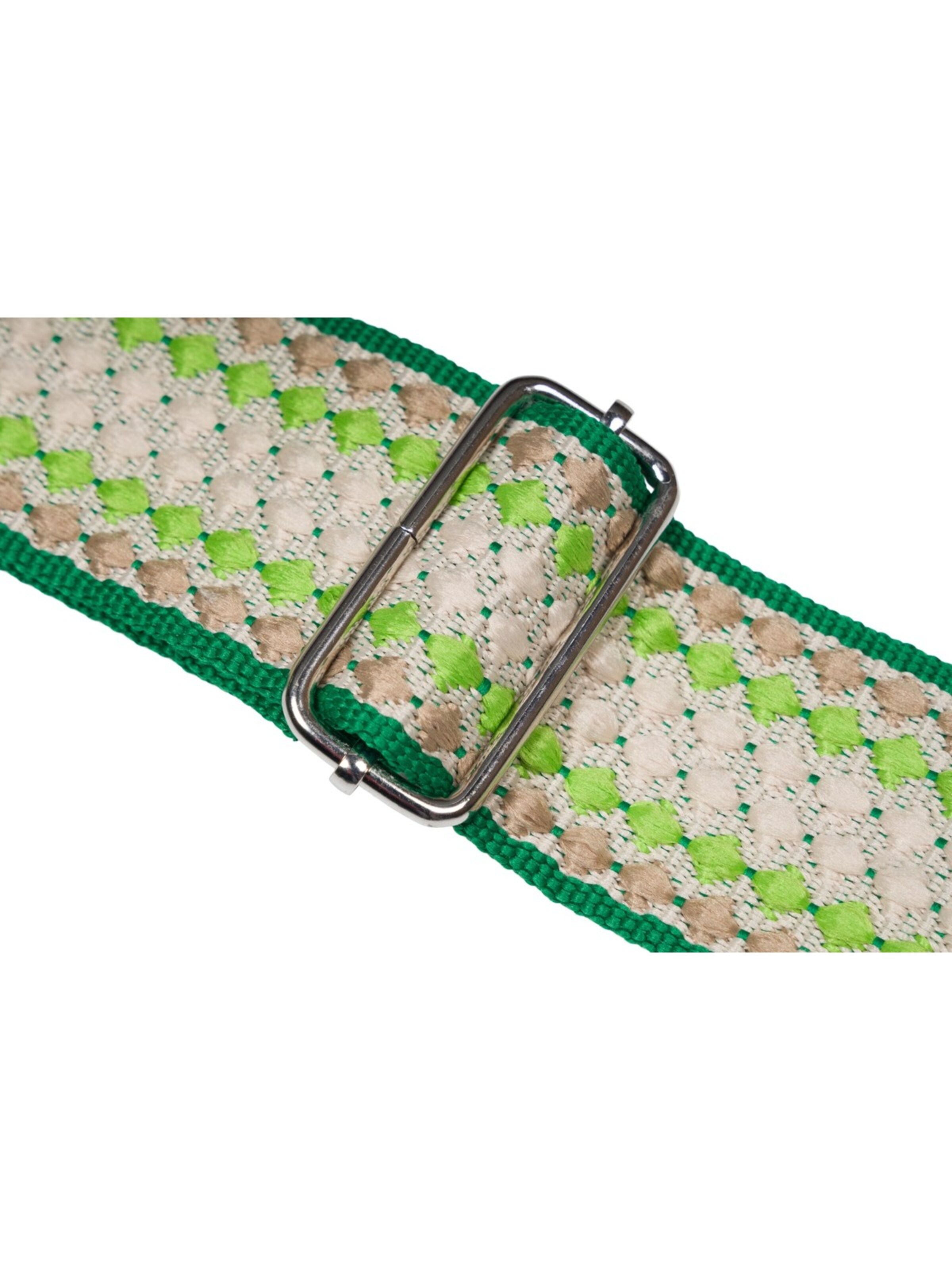 styleBREAKER Taschenzubehör 'Breiter Wechsel Taschengurt Pünktchen mit Börse'‌‌‌‌‌‌‌‌‌ in Grün