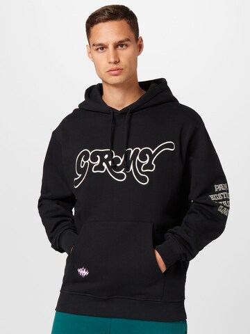 Grimey Sweatshirt 'WESTBOUND' in Schwarz: predná strana