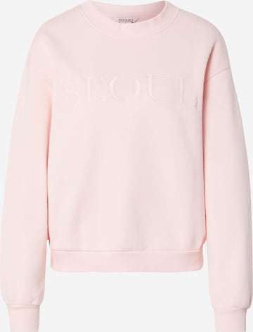 Monki Sweatshirt in Pink: front