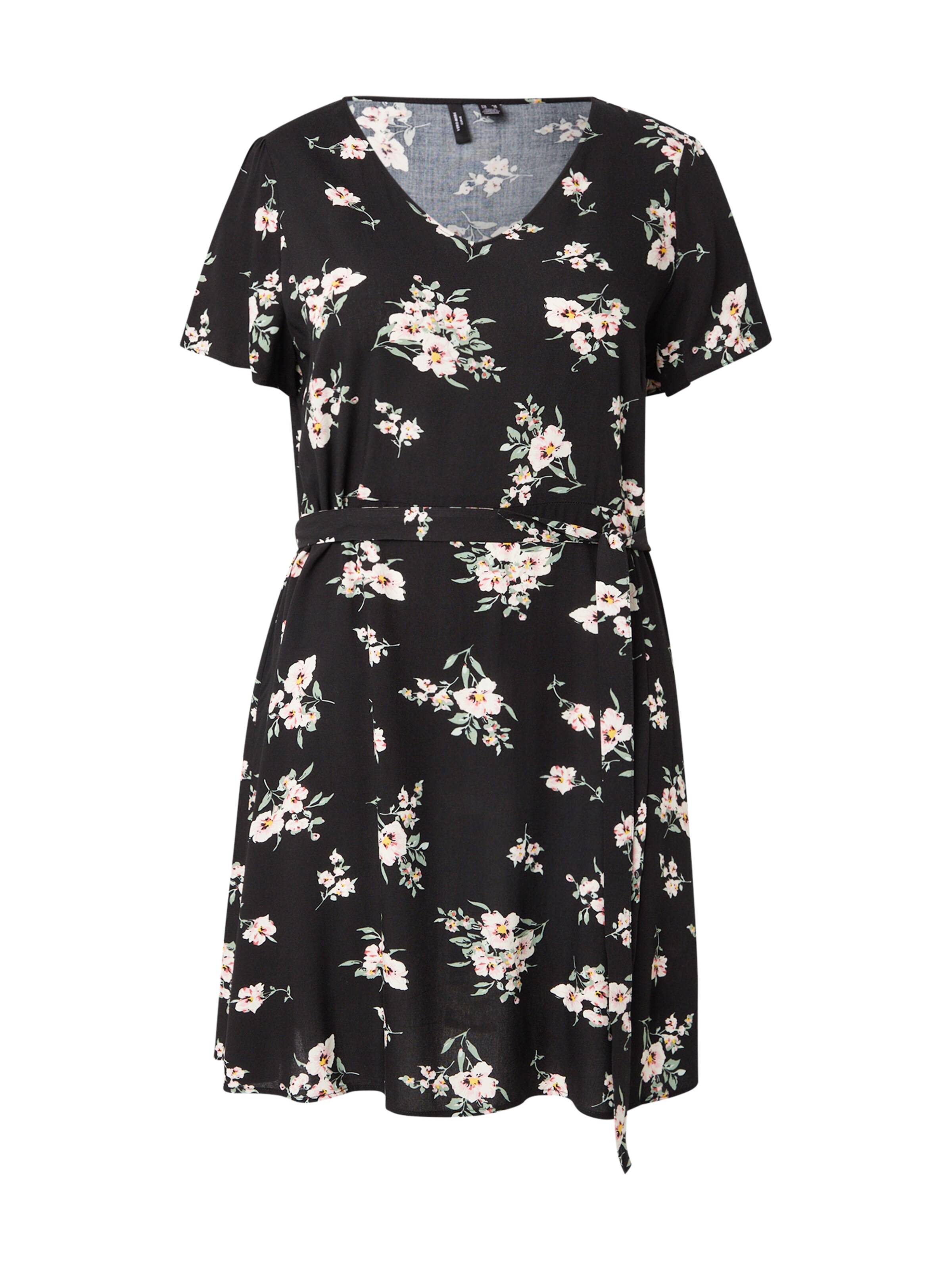 Vero Moda Curve Φόρεμα 'VMCEASY JOY' σε μαύρο: μπροστά