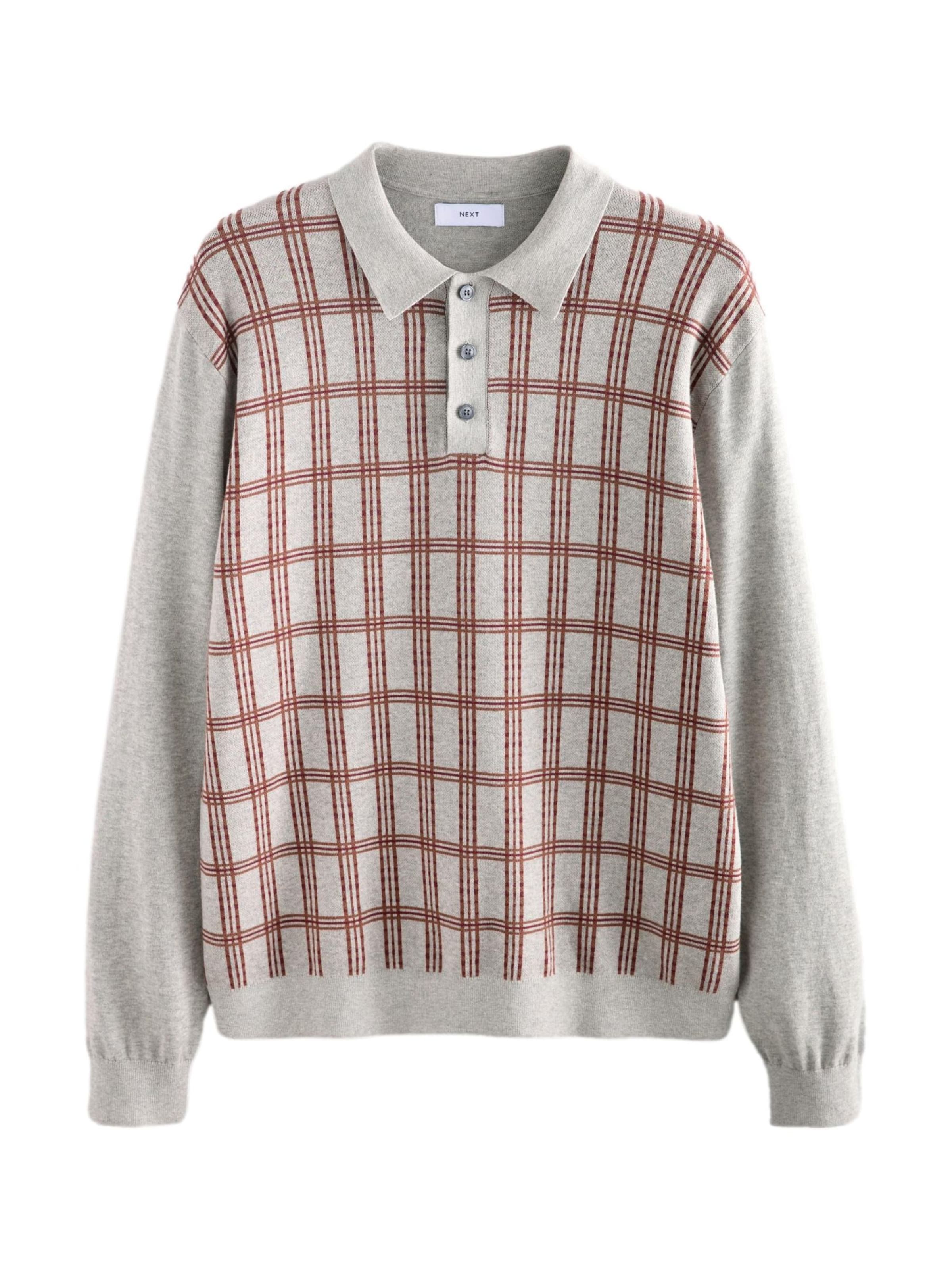 Next Neulepaita värissä harmaa / ruosteenpunainen, Tuotenäkymä