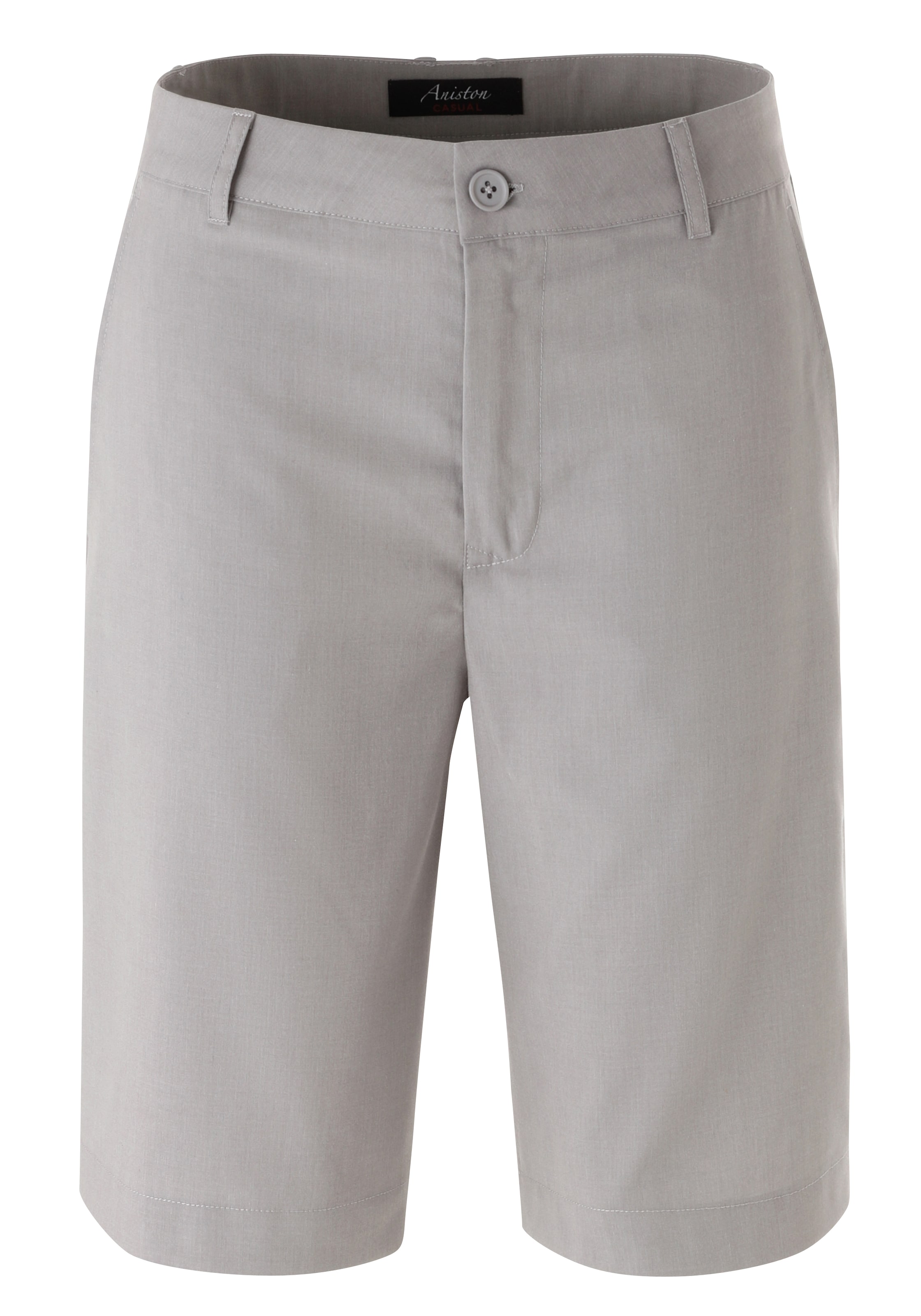 Aniston CASUAL Regular Shorts in Grau: Vorderseite