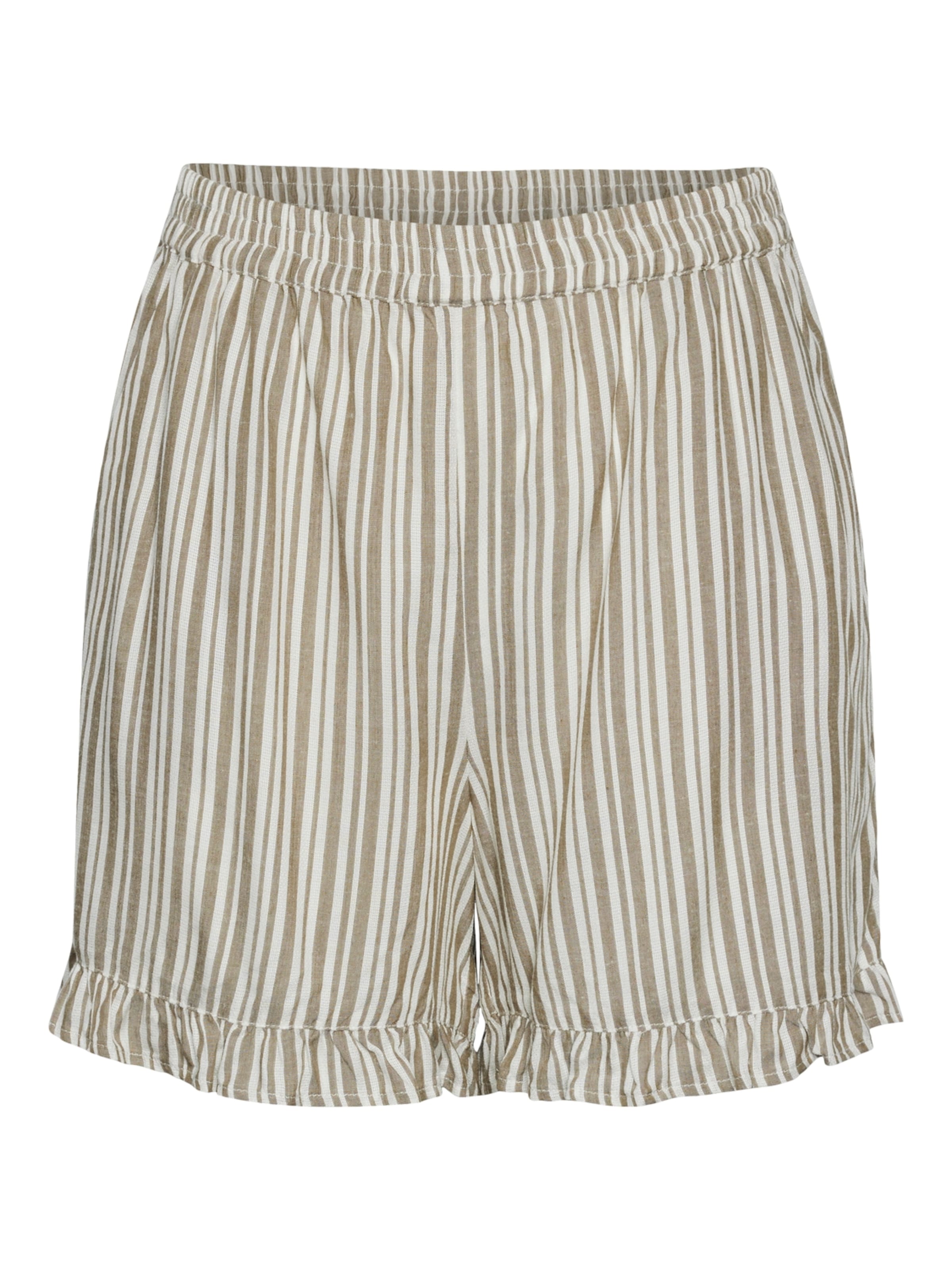 PIECES Byxa 'PCAlvina' i grön: framsida