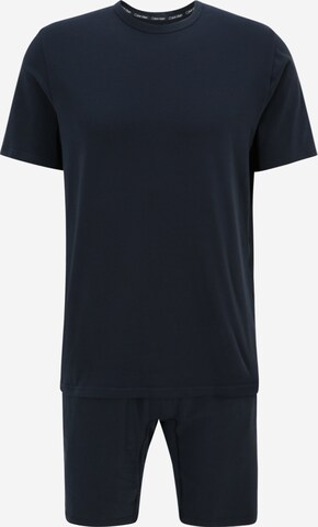 Calvin Klein Underwear Pyžamo krátké – modrá: přední strana