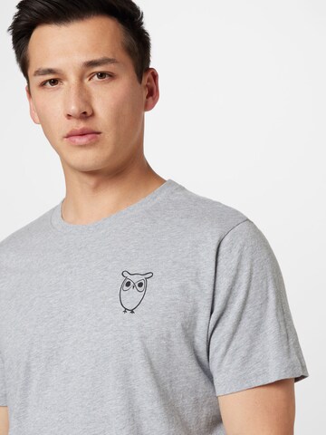 KnowledgeCotton Apparel T-Shirt  (GOTS) in Grau