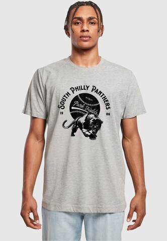 Merchcode Shirt 'Park Fields - South Philly Panthers' in Grey: front