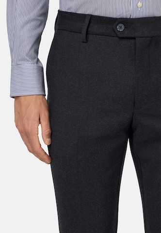 Coupe slim Pantalon à plis Boggi Milano en bleu