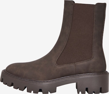 Chelsea Boots 'ONLBetty' ONLY en marron : devant