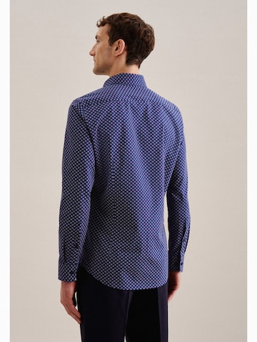 SEIDENSTICKER Regular fit Business Shirt 'Shaped' in Blue