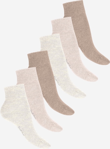 footstar Socks 'Comfort Fit' in Beige: front