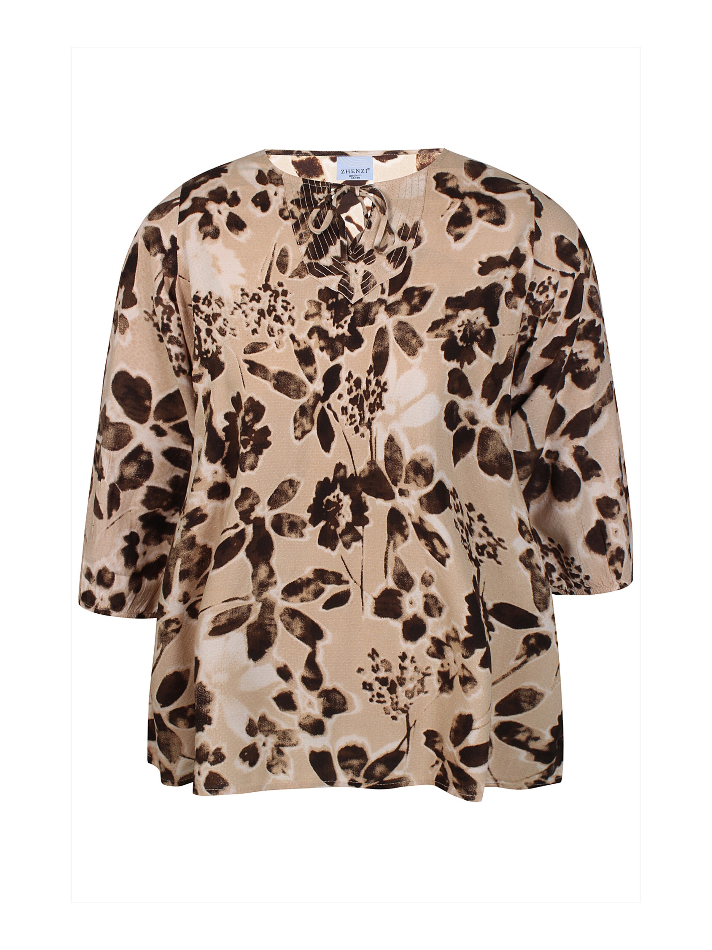 Zhenzi Blouse 'Kiara 1461' in Bruin