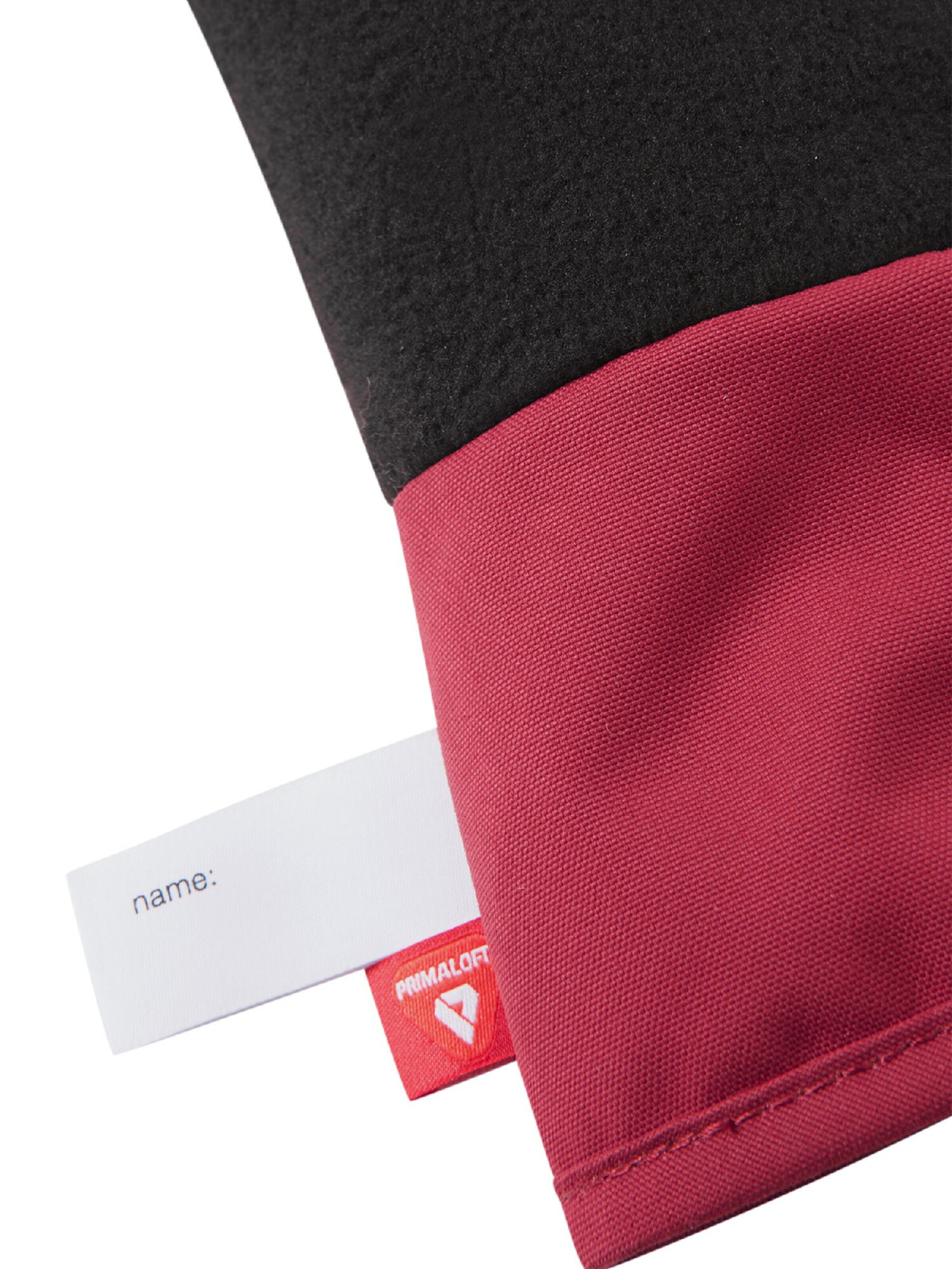 Reima Gloves 'Tartu' in Red: side