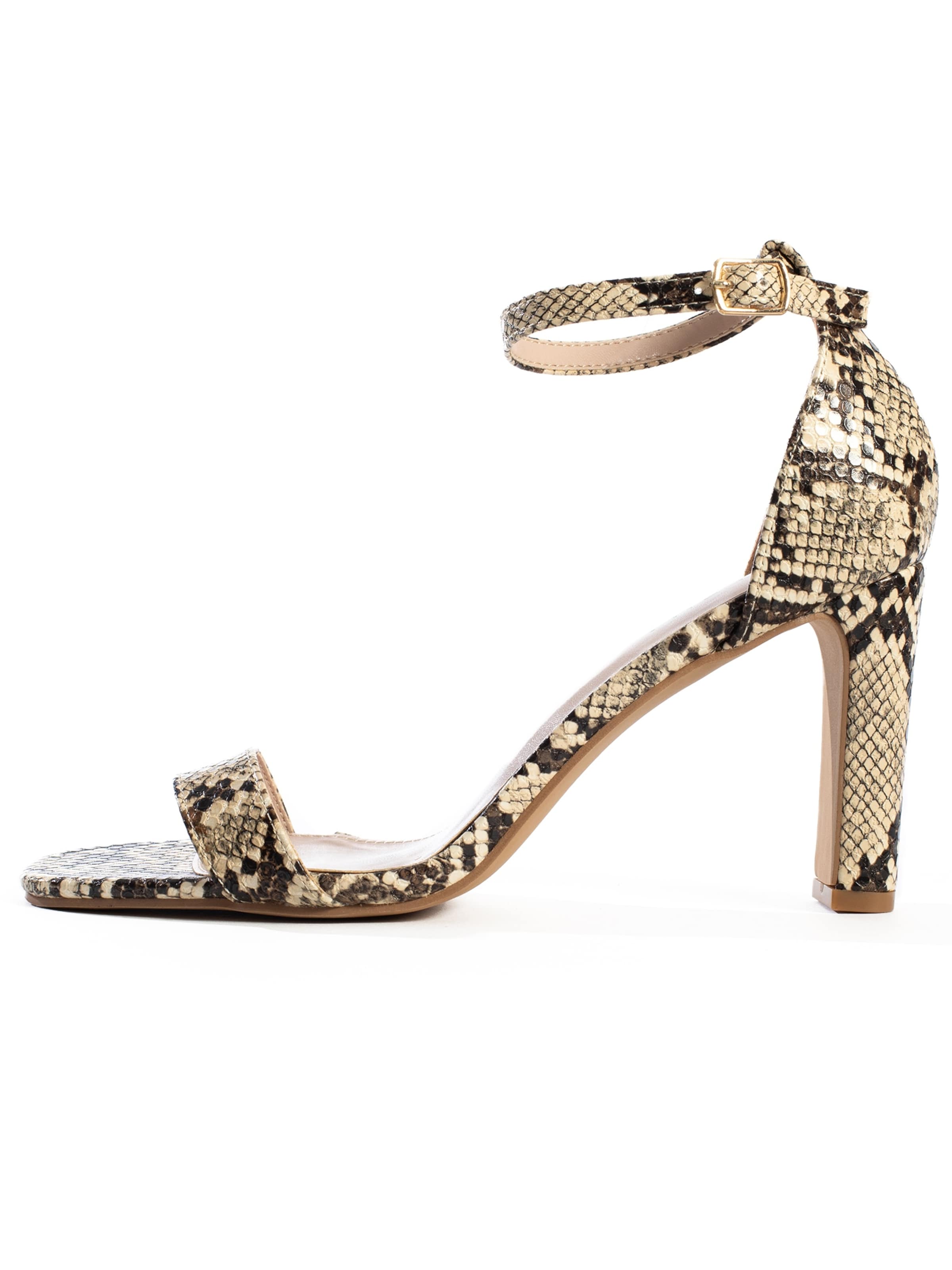 Celena Sandaler 'Carmen' i beige: forside