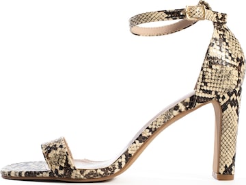 Celena - Sandalias 'Carmen' en beige: frente