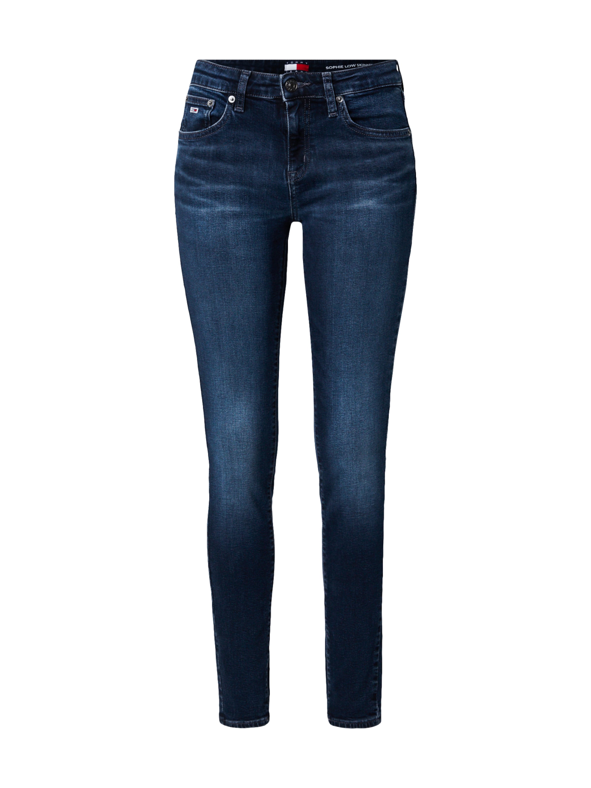 Tommy Jeans Úzky strih Džínsy - Modrá: predná strana