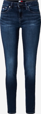 Tommy Jeans - Slimfit Vaquero en azul: frente