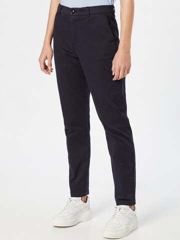BOSS Slim fit Chino trousers 'Tachini2-D' in Blue: front