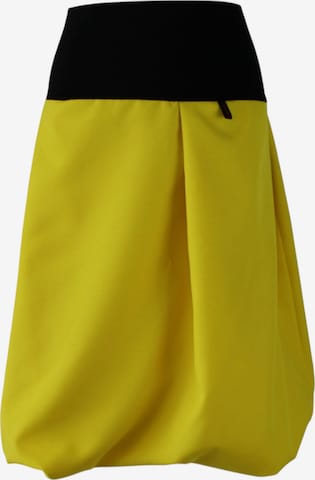 dunkle design Skirt 'Long Ballonskirt' in Yellow: front