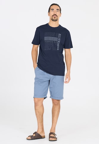 Cruz T-Shirt 'Blueville' in Blau