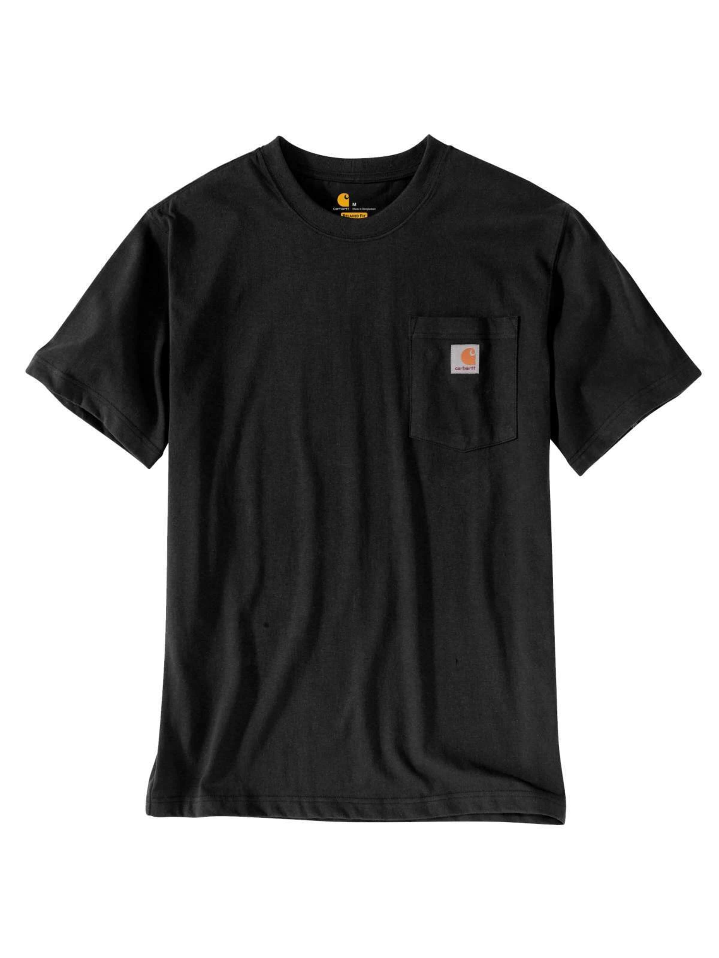 Carhartt WIP Shirt 'Pocket T-Shirt in schwarz'‌‌‌‌‌‌‌ in Schwarz