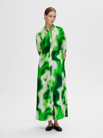 SELECTED FEMME Shirt Dress in Green