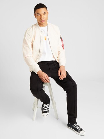 Veste mi-saison 'MA-1 Project R' ALPHA INDUSTRIES en blanc