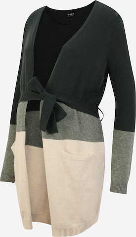 Cardigan Only Maternity en vert : devant