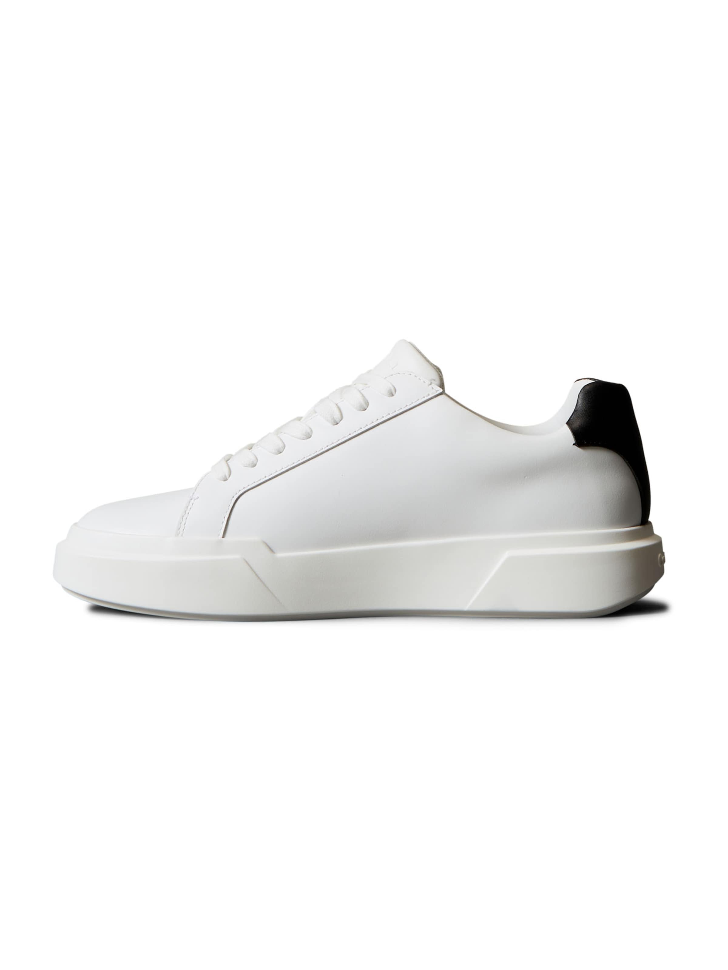 Calvin Klein - Zapatillas deportivas bajas en blanco: frente