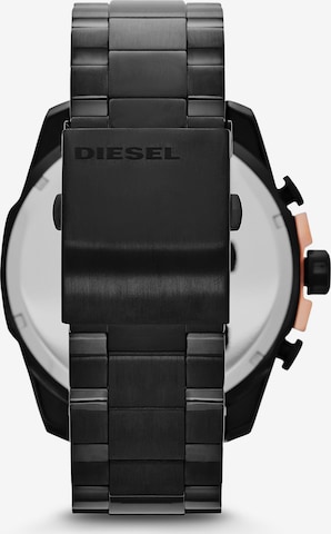 juoda DIESEL Analoginis (įprasto dizaino) laikrodis 'Mega Chief'
