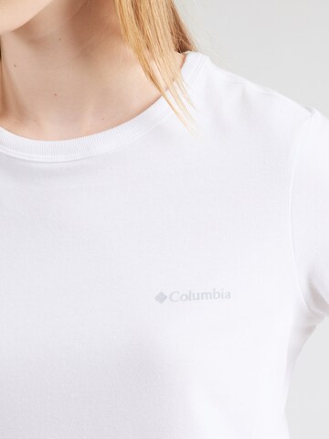 Maglia funzionale 'Sun Trek™' di Columbia Sportswear in bianco