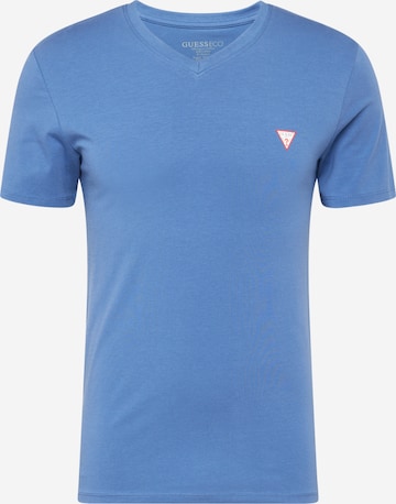 GUESS - Camisa em azul: frente