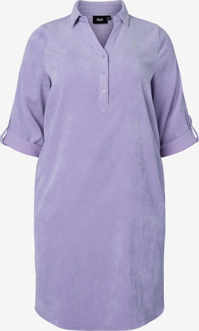 Zizzi Dress 'Elena' in Purple: front