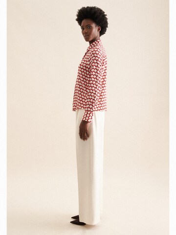 SEIDENSTICKER Bluse 'Schwarze Rose' in Rot