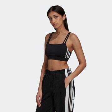 ADIDAS ORIGINALS Bralette Bra in Black: front