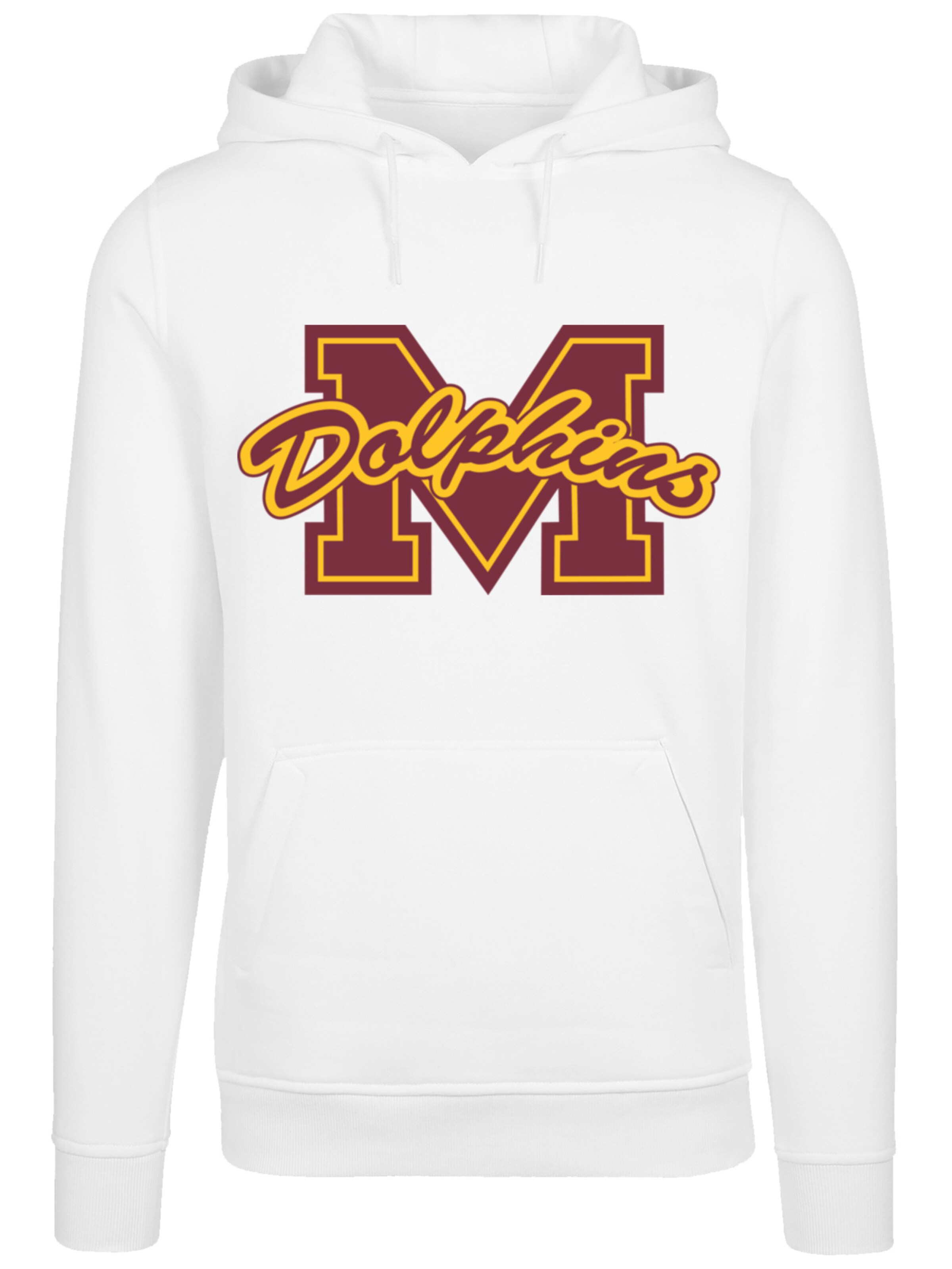 Sweat-shirt 'Sex Education M Dolphins Netflix TV Series' F4NT4STIC en blanc : devant