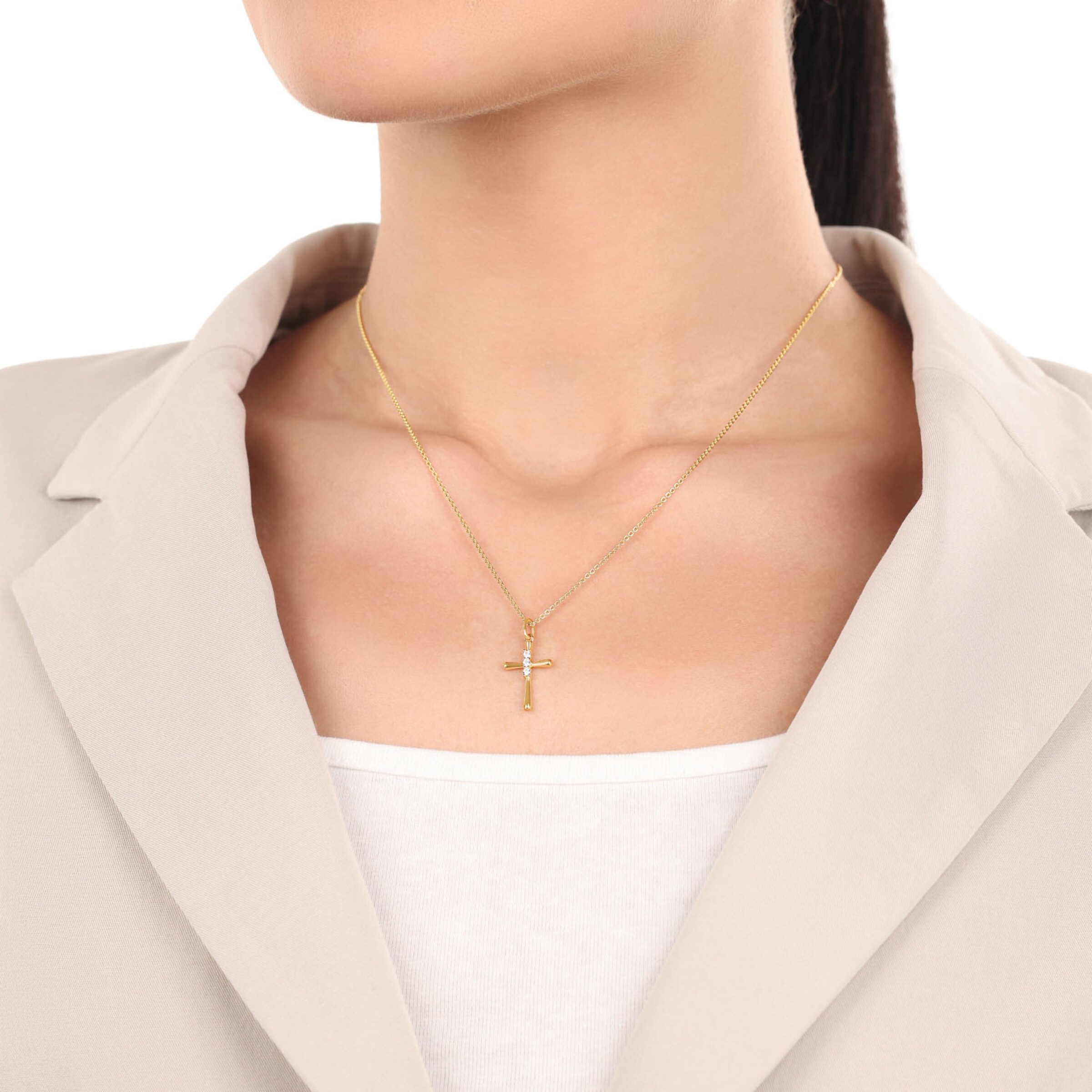 AMOR Anhänger in Gold: Vorderseite